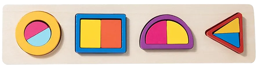 مجسمات لتعليم مطابقة الاشكال الهندسية ، اشكال متعددة ، 3014