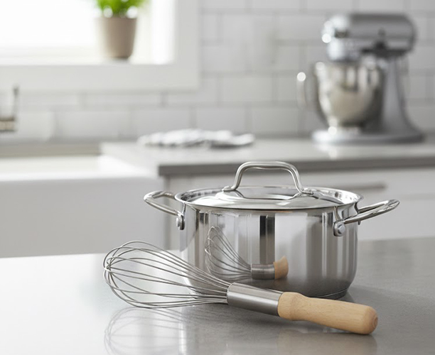 مضرب بيض استانلس يد خشب 11740