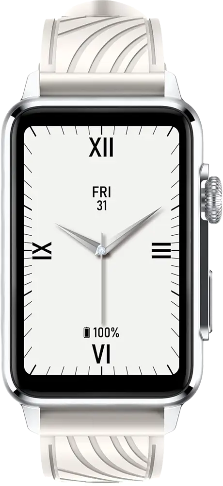 ساعة يد انفينيكس اكس باند ، شاشة تعمل باللمس 1.57 بوصة ، مقاومة للماء، سوار سيليكون،، بطارية 230 مللي امبير، فضي، XW4B