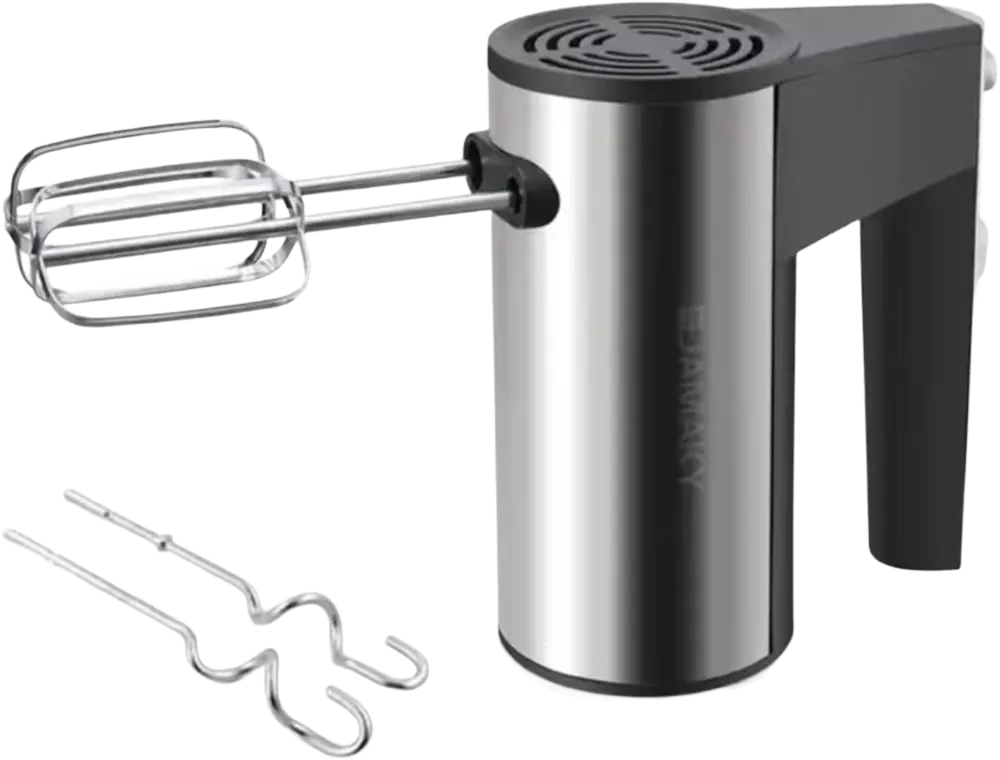 مضرب بيض كهربائي جماكي، 500 وات، 5 سرعات، استانلس، أسود، JMK6006