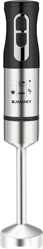 هاند بلندر جماكي، 2000 وات، سرعتان، شفرتان ستانلس، أسود * فضي، JMK3007