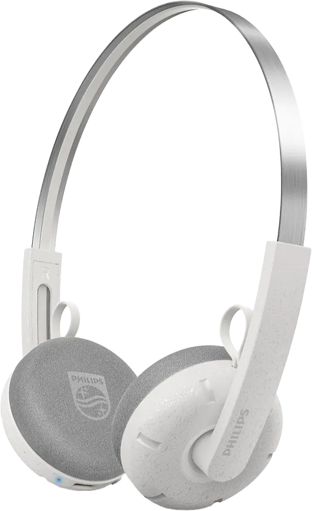 سماعات رأس لاسلكية فيليبس رينجو 2000 series، بلوتوث 5.4، مدى توصيل 10 أمتار، وقت تشغيل حتى 26 ساعة، ميكروفون للمكالمات، أبيض، TAH2000WT-97
