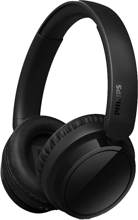 سماعات رأس لاسلكية فيليبس 5000 series، بلوتوث 5.3، مدى توصيل 10 أمتار، وقت تشغيل حتى 65 ساعة، ميكروفون للمكالمات، قابلة للطي، أسود، TAH5209BK-97