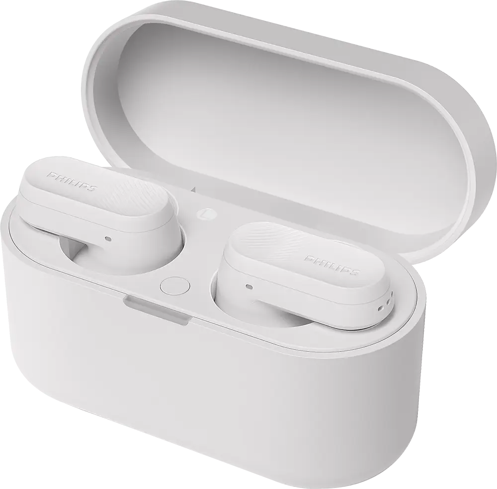 سماعات أذن لاسلكية من سلسلة فيليبس 3000، بلوتوث 5.3، مقاومة للماء IPX4، ANC-ENC، أبيض، TAT3509WT-97