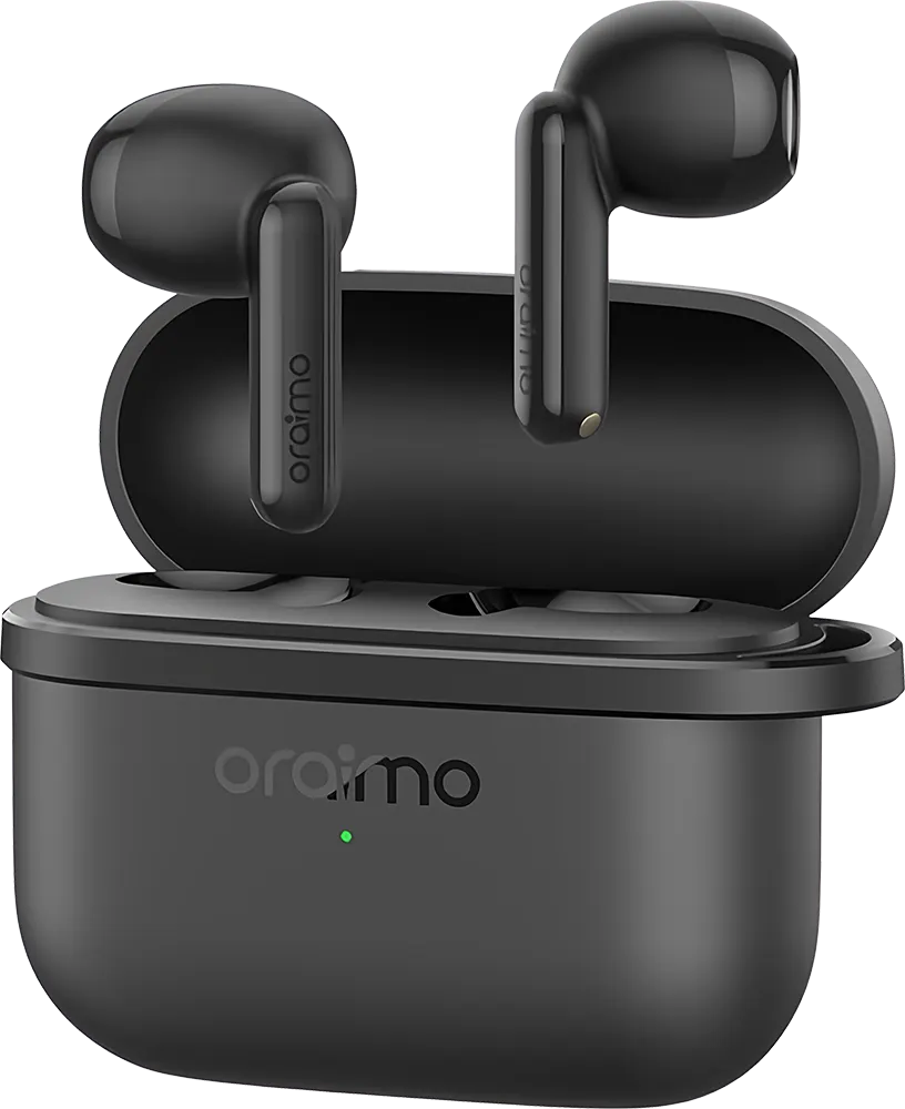 سماعات أذن لاسلكية سبيس بادز إير من أورايمو، بلوتوث 5.4، ENC، أسود، OTW-324S