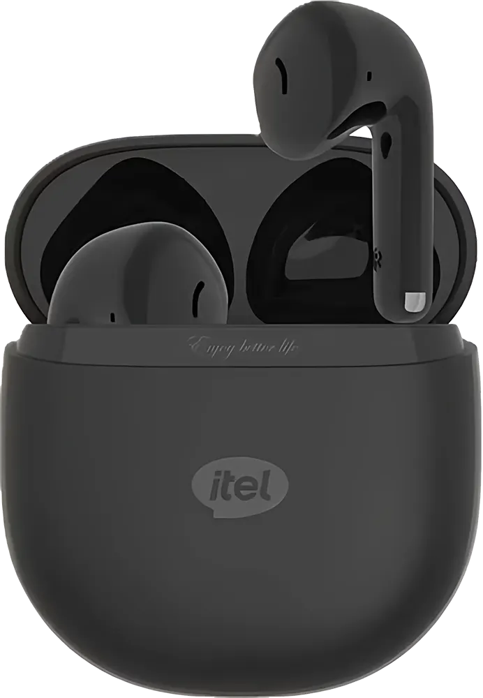 سماعات أذن لاسلكية أيتل بودز 7، بلوتوث 5.3، ENC، تشغيل حتى 35 ساعة، أسود
