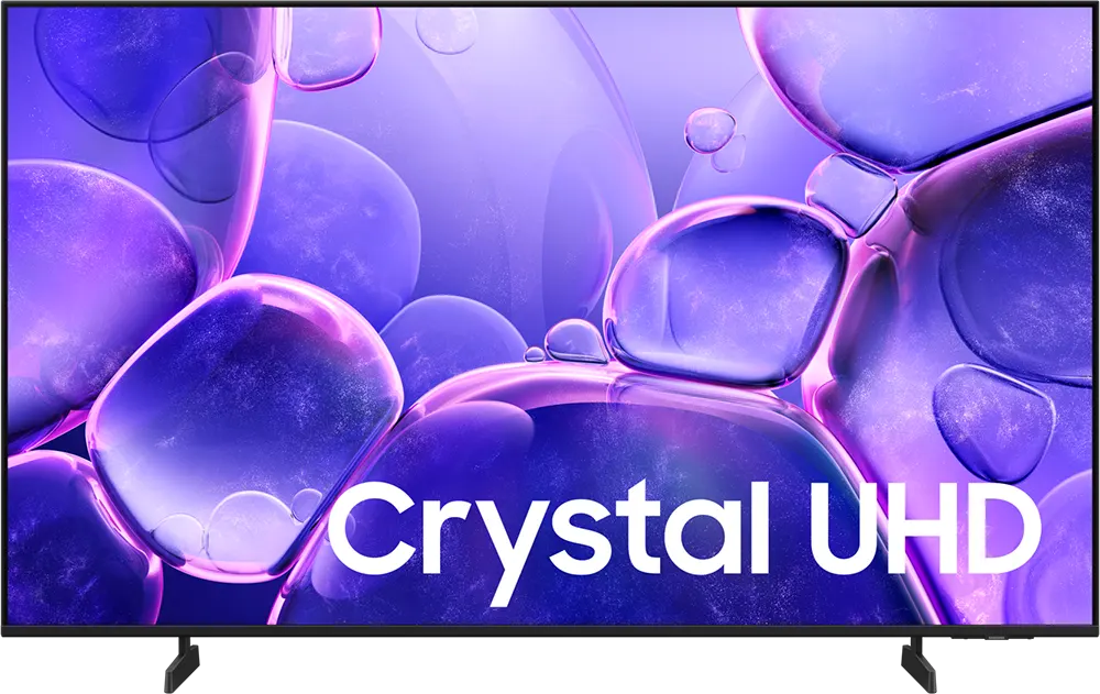 شاشة سمارت سامسونج، 43 بوصة، LED، دقة 4k، معالج Crystal، تصميم معدني أنيق، ريسيفر مدمج، بلوتوث، واي فاي، UA43U8000F (موديل 2025)