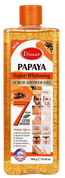 شاور جل بالبابايا للتفتيح من ديزار، 550 جم