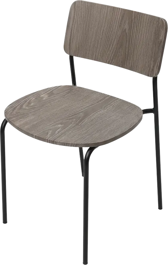 كرسي كبس بي في سي ، سمك 14 ملم ، رمادي غامق ، CH-19