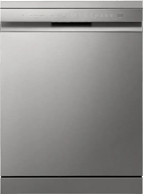 غسالة اطباق إل جي، 14 فرد، 8 برامج، انفرتر، خاصية QuadWash، شاشة ديجيتال، خاصية الفتح التلقائي للباب، واي فاي، سيلفر، DFC513FVE