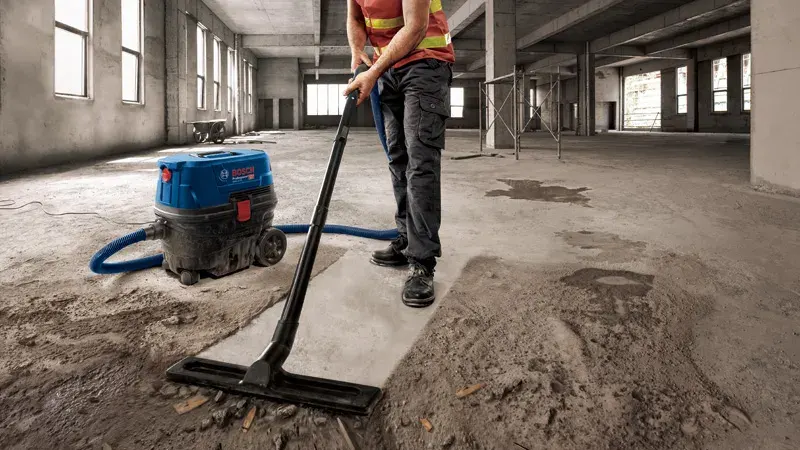 مكنسة كهربائية بوش ، 1250 وات ، 25 لتر ، ازرق ، GAS12-25PL