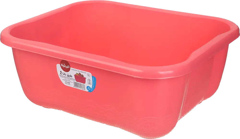 طبق بلاستيك الوطنية نانا 2 ، مستطيل الشكل، ألوان متعددة