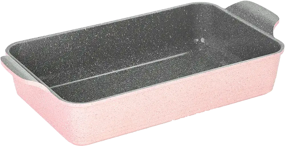 طقم حلل جيرانيت نيوفلام ماربيلا، مضلع الشكل، 14 قطعة، بينك