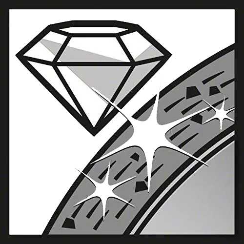 اسطوانة قطع الماس بوش من السيراميك ، فضي ، 602.202