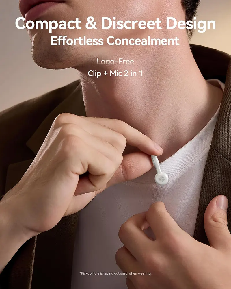 ميكروفون مكثف لاسلكي هولي لاند لارك Ultimate Combo، دقة 48 كيلو هرتز، 24 بت، 2 ميكروفون متعدد الإتجاهات، مستقبلات Type-cو Lighningو TRS، مدى ارسال 300 متر، مستويين إلغاء ضوضاء، أبيض، M2S