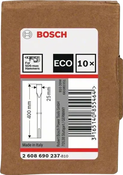 أجنة تكسير بوش مبططة كعب ماكس ، 40 سم ، BOSCH 2 608 690 237