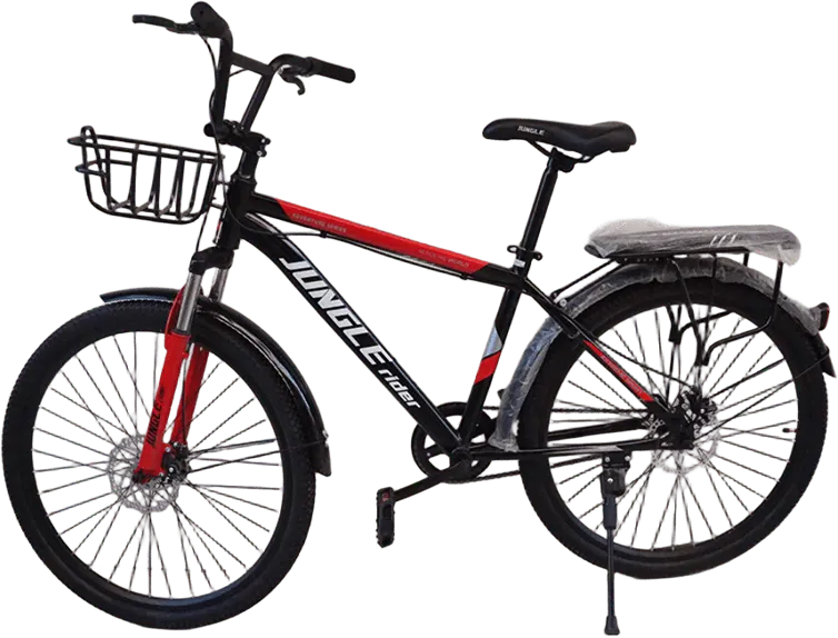 عجلة جانجيل ، مقاس 26 ،مزودة بسبت امامي ، متعددة الالوان