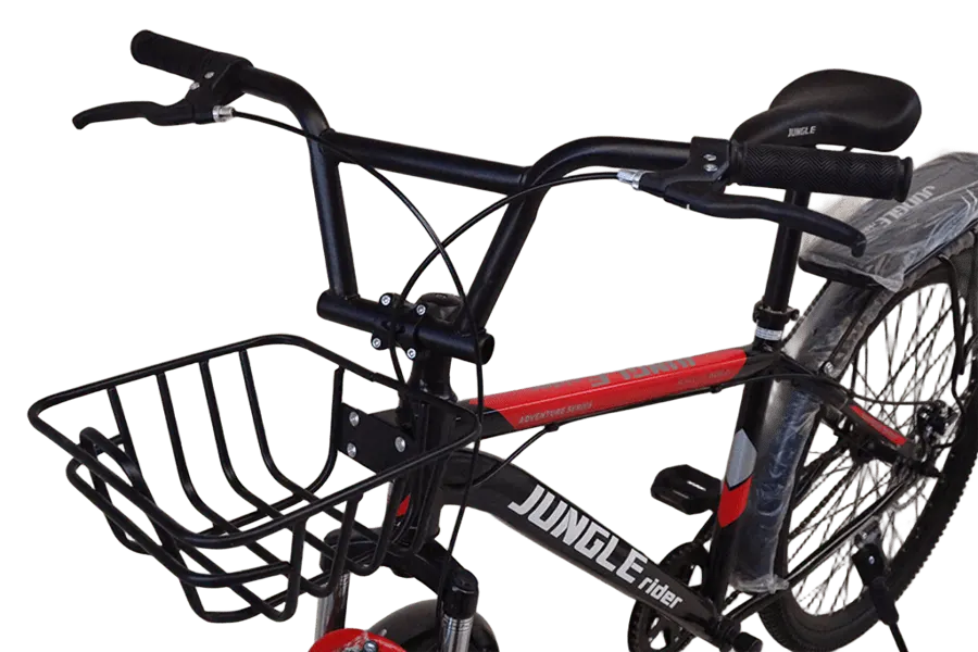 عجلة جانجيل ، مقاس 26 ،مزودة بسبت امامي ، متعددة الالوان