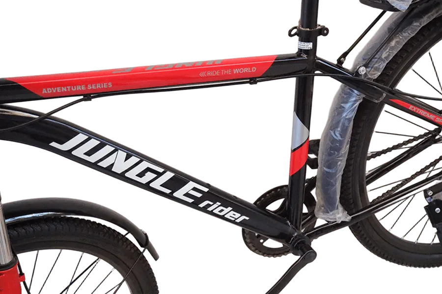 عجلة جانجيل ، مقاس 26 ،مزودة بسبت امامي ، متعددة الالوان