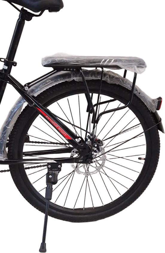 عجلة جانجيل ، مقاس 26 ،مزودة بسبت امامي ، متعددة الالوان