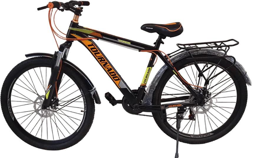 عجلة تورنيدو، مقاس 26 ، سرعات ، برتقالي X اسود