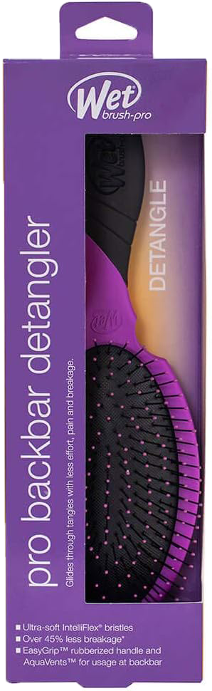 Wet Brush Pro Backbar Detangler , Purple