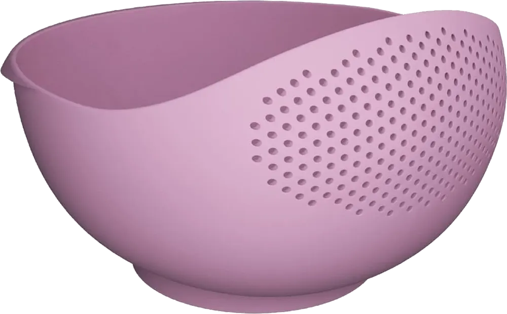 مصفاة ارز بلاستيك الوطنية، حجم كبير، ألوان متعددة