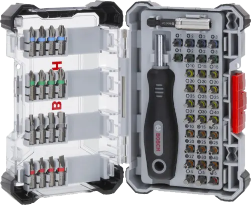 طقم سنون مفكات بوش ، 50 قطعة ، 2 607 012 080