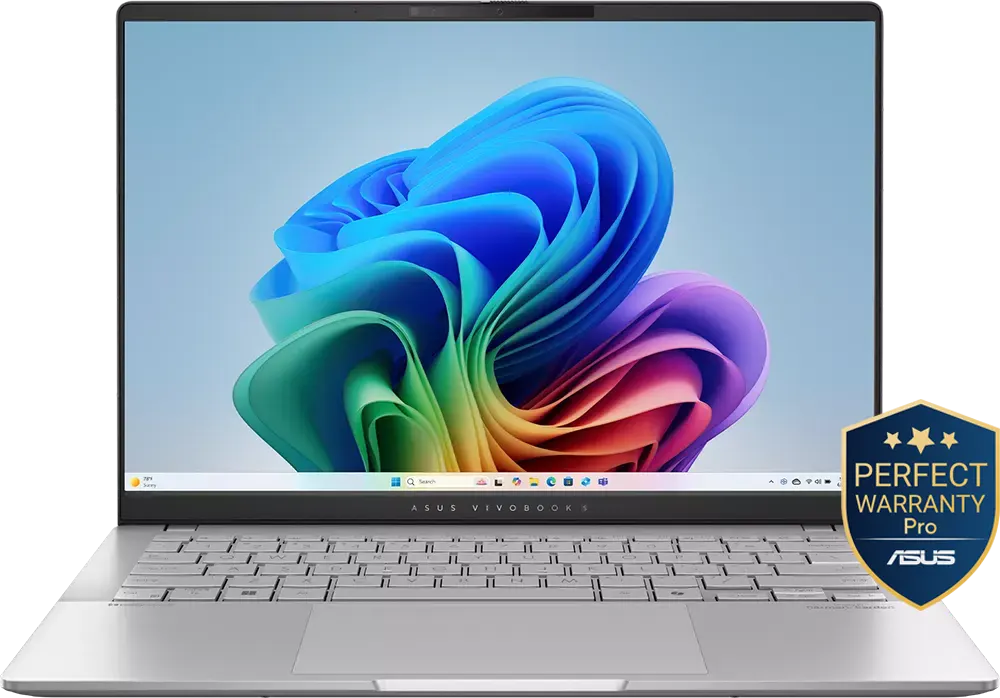 لاب توب اسوس فيفو بوك اس 14 OLED M5406WA-PP009W  معالج AMD Ryzen AI 9-365، رامات 24 جيجابايت، هارد ديسك سعة 1 تيرابايت SSD ، كارت شاشة مدمج AMD Radeon، شاشة مقاس 14.0 بوصة OLED 3K ، نظام التشغيل ويندوز 11 هوم ، فضي