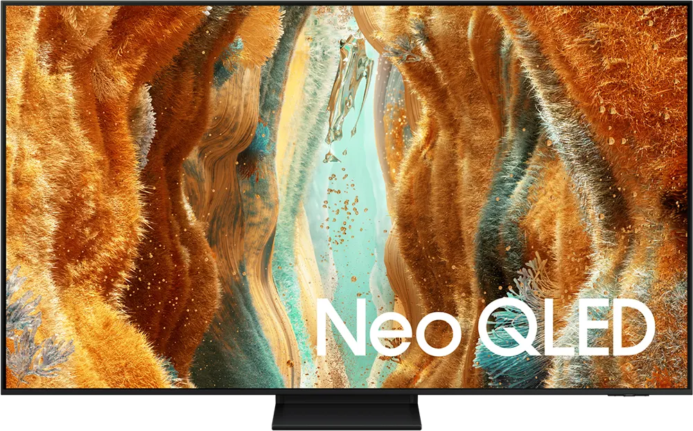 شاشة سمارت سامسونج، 55 بوصة، دقة 4K، نوع NEO QLED، معالج NQ4 AI Gen2، تصميم AirSlim، ريموت تحكم ذكي، QA55QN70F