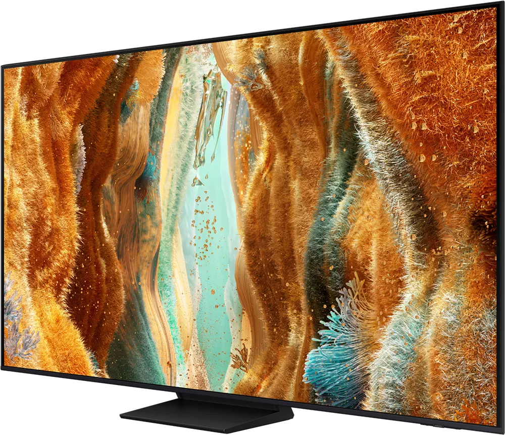 شاشة سمارت سامسونج، 55 بوصة، دقة 4K، نوع NEO QLED، معالج NQ4 AI Gen2، تصميم AirSlim، ريموت تحكم ذكي، QA55QN70F