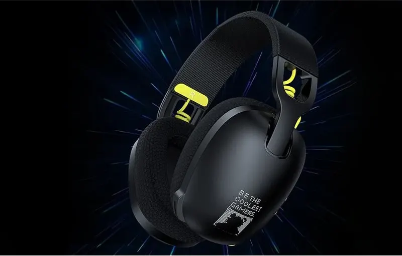 سماعة رأس لاسلكية للألعاب من اونيكوما Three mode، بلوتوث 5.3، تردد 2.4 GHz، صوت استيريو، وقت تشغيل 25 ساعة، أسود، B2