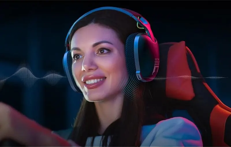 سماعة رأس لاسلكية للألعاب من اونيكوما Three mode، بلوتوث 5.3، تردد 2.4 GHz، صوت استيريو، وقت تشغيل 25 ساعة، أسود، B2