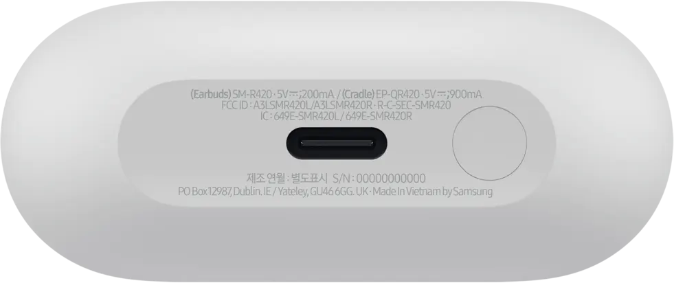 سماعات اذن لاسلكية سامسونج جالاكسي BUDS 3 FE، بلوتوث 5.4، 6 ميكروفون للمكالمات، خاصية ANC، وقت تشغيل حتى 30 ساعة، رمادي، SM-R420