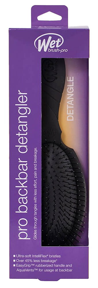 Wet Brush Pro Backbar Detangler , Black