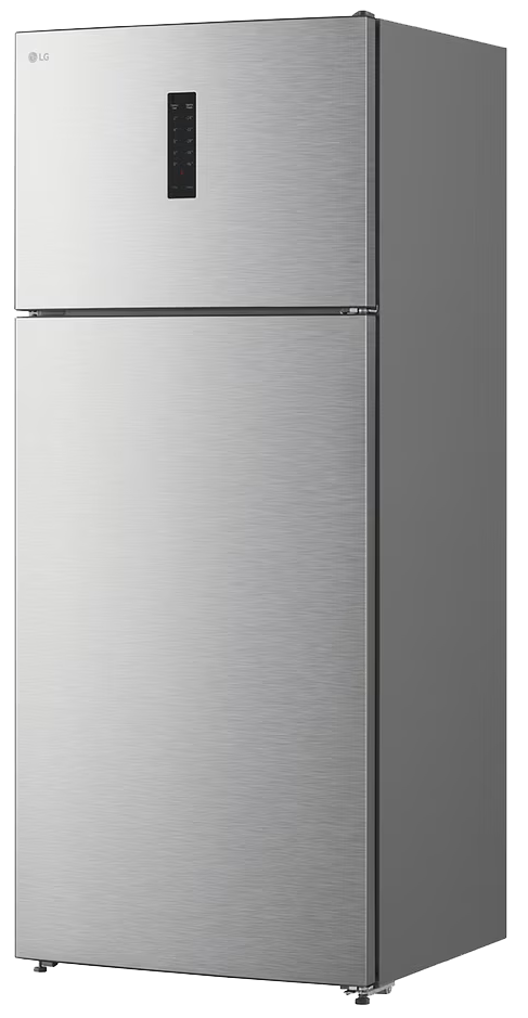 ثلاجة ال جي نوفروست ، 523 لتر ، 2 باب ، شاشة ديجيتال ، تكنولوجيا الأنفرتر ، سيلفر ، صناعة تركي ، GTF522PVAN