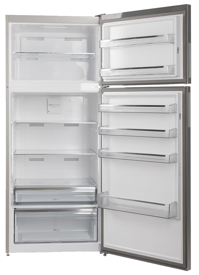 ثلاجة ال جي نوفروست ، 523 لتر ، 2 باب ، شاشة ديجيتال ، تكنولوجيا الأنفرتر ، سيلفر ، صناعة تركي ، GTF522PVAN