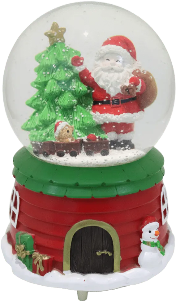 بللورة  كريسماس كبيره ، مضيئه مع الموسيقي ، 071-71