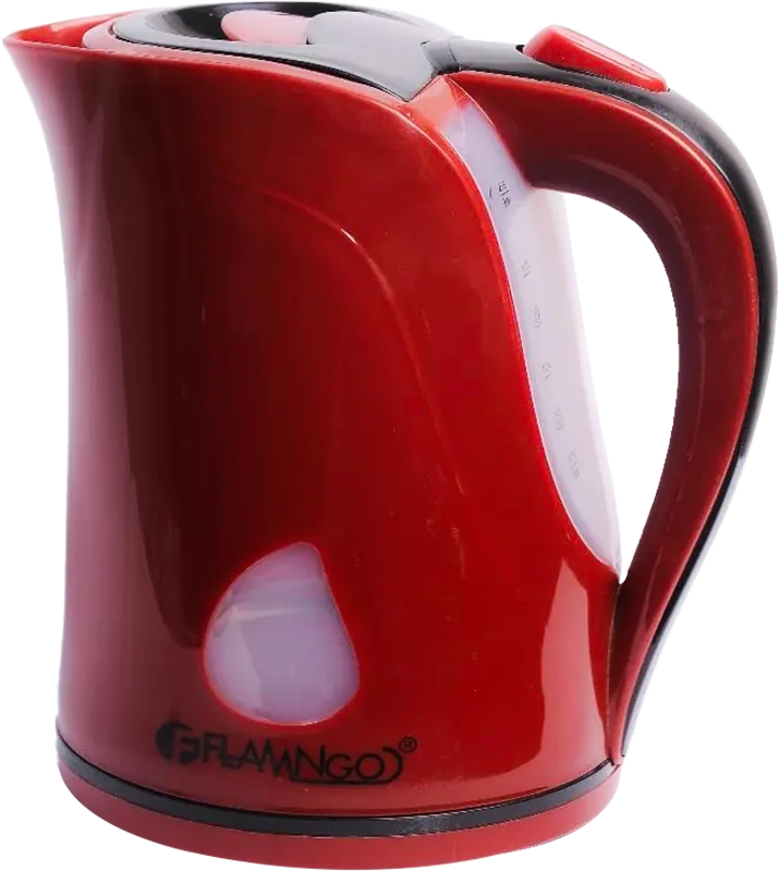 Flamingo Plastic Electric Water Kettle, 2 Liter, 1500 Watt, Multi color, FM-1500