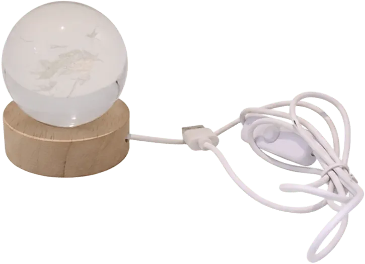 Christmas crystal, with a stable base, 003-23