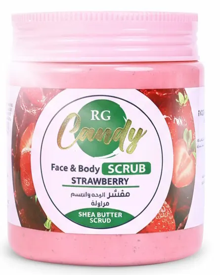 Rg Candy Face & Body Scrub Strawberry, 450 Ml
