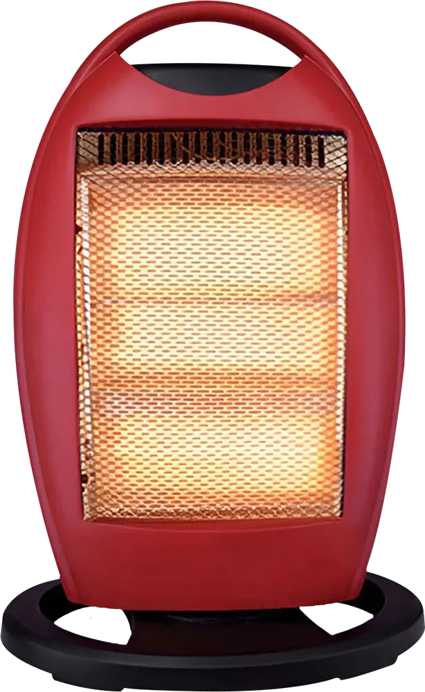 دفاية كهربائية هالوجين ناشيونال سكاي، 4 شمعة، 1600 وات، لون أسود × أحمر، موديل AS-16