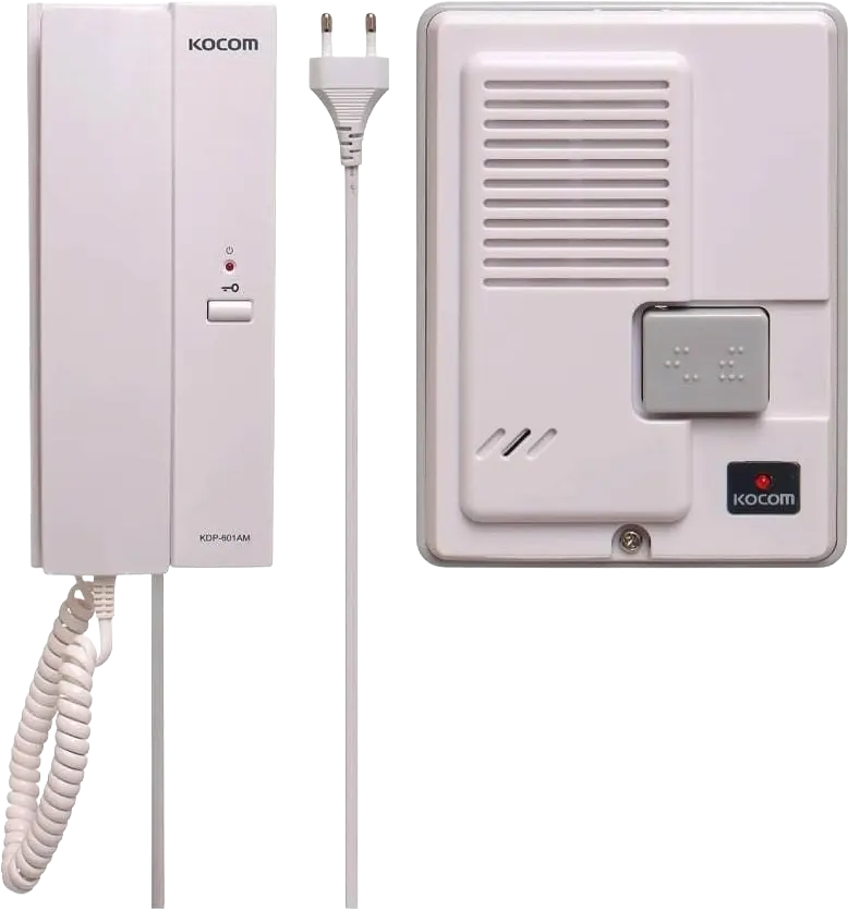 انتركم كوكم، 1 خط، أبيض، KDP-601AM-DS2D