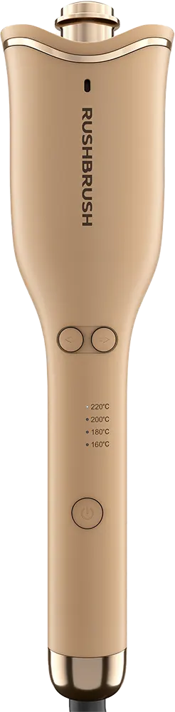 مكواة الشعر الكيرلي راش براش U1 PLUS ، تمويج اوتوماتيكي، تقنية أيونات سالبة، 4 درجات حرارة، بيج