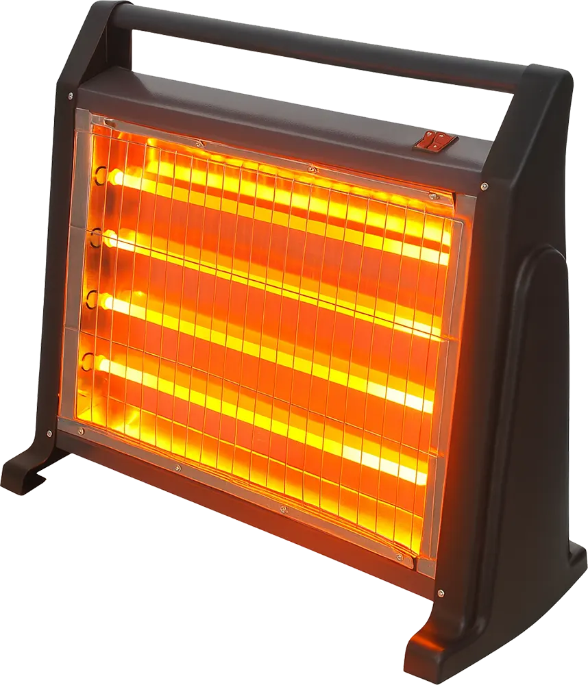 Zada Halogen Electric Heater, 4 Candles, 2000 Watts, Black Color, Model ZQH-175