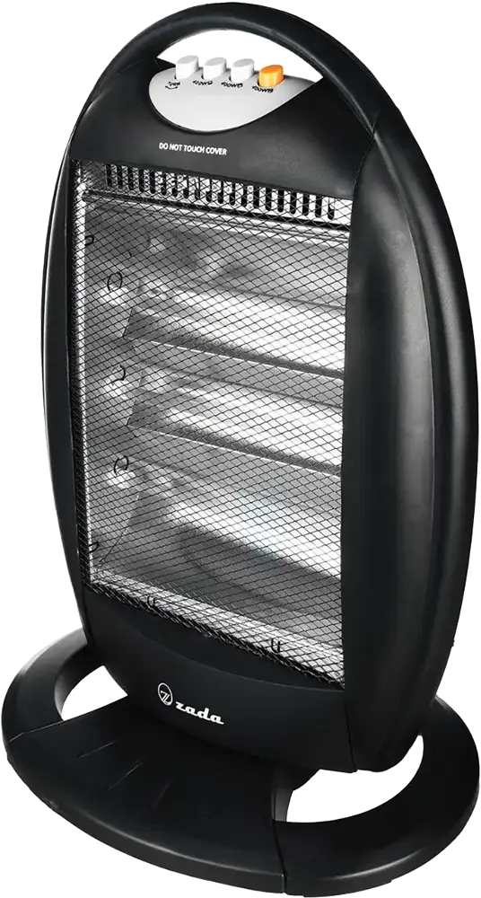 Zada Halogen Electric Heater, 3 Candles, 1200 Watts, Multi-Color, Model ZSH-120