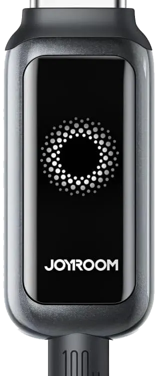 Joyroom Fast Charging and Data Transfer Cable with Auto Shut-Off, 30W, 1.2m, Type-C to Lightning, Black, S-A55