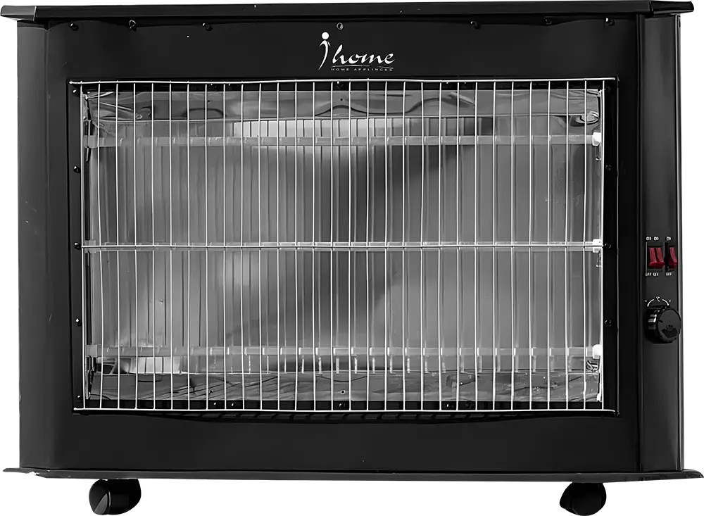 دفاية كهربائية هالوجين اي هوم، 5 شمعة، 2200 وات، أسود، موديل  KI-2710