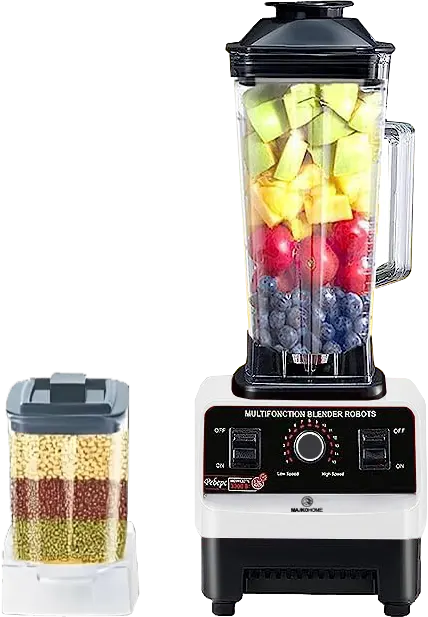 Majkohome Electric Blender, 2 Liters, 7000 Watts, with Grinder, White, AMK4006