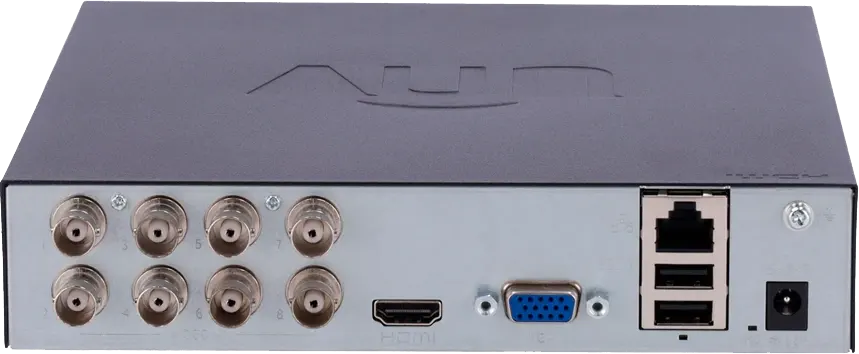 مسجل فيديو ممتد يونيفيو، 8 قنوات ، 2 منفذ ip، منفذ ساتا، أسود، XVR301-08F